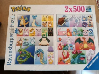2 Puzzles Pokémon 500 Piezas Ravensburger