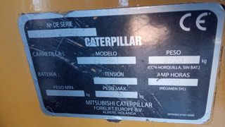 Carretilla elevadora CAT 1.8T ocasión