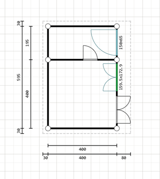 Casa de madera prefabricada 1 dormitorio