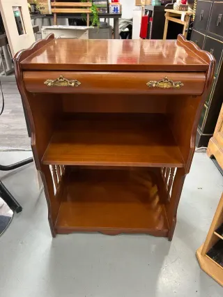 Mueble antiguo madera TV/Telefonera