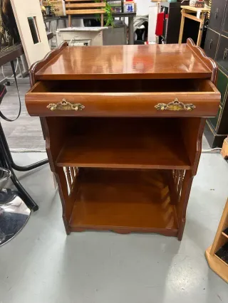 Mueble antiguo madera TV/Telefonera