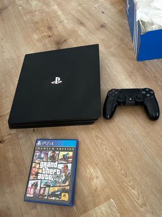 PS4 Pro 1TB Negra + GTA V Premium Edition