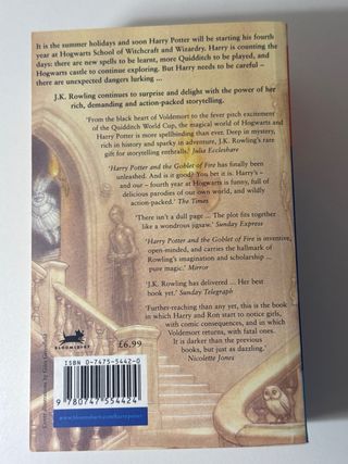 Harry Potter and the globlet of fire