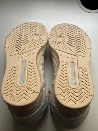 Zapatillas Adidas Hoops Mid Niños Beige/Azul