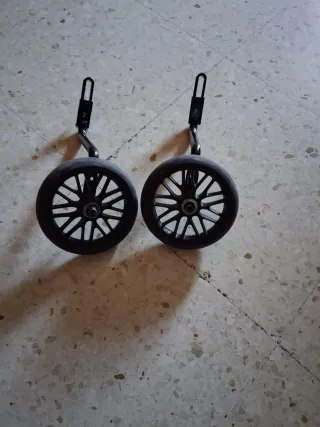 Bicicleta infantil Btwin negra y verde