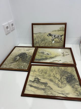 Colección de 4 cuadros decorativos