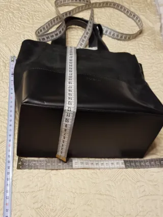 Bolso Furla Negro Piel y Ante