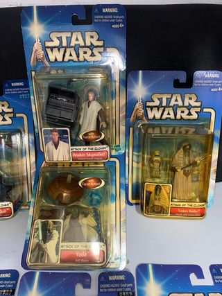 Figuras Star Wars Attack of the Clones 2002 Japon