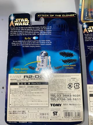 Figuras Star Wars Attack of the Clones 2002 Japon