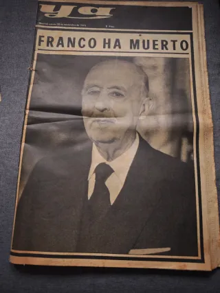 Periódicos históricos Muerte de Franco