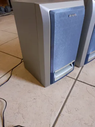 Altoparlanti Aiwa SX-NBL26 6 Ohm Argento Blu