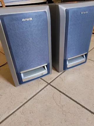 Altoparlanti Aiwa SX-NBL26 6 Ohm Argento Blu