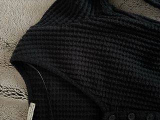 Pull&Bear Camiseta Negra Manga Larga