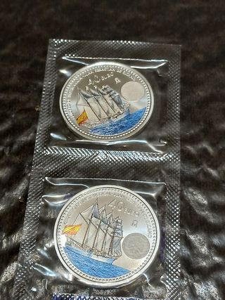 Lote monedas de plata 40 euros año 2025