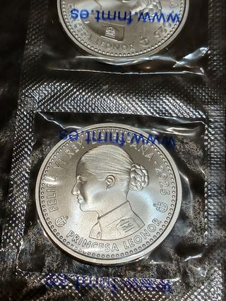 Lote monedas de plata 40 euros año 2025