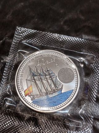 Lote monedas de plata 40 euros año 2025