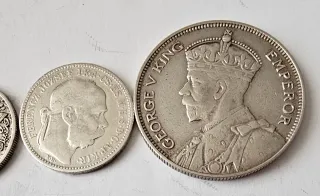 Lote de 4 monedas de plata