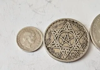 Lote de 4 monedas de plata