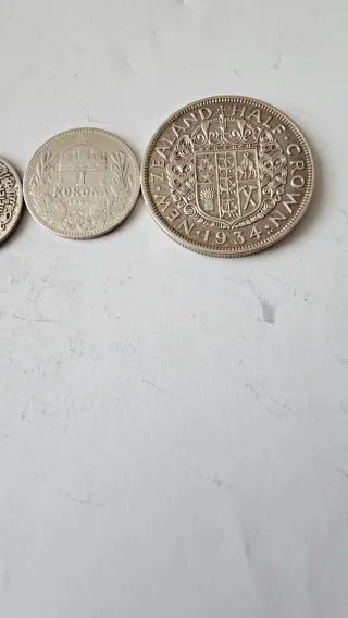 Lote de 4 monedas de plata