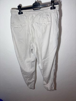 Pantalones Zara Oversize Beige Talla M