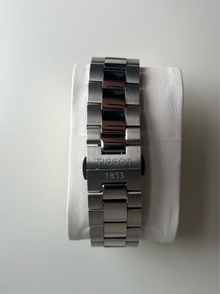 Tissot Gentleman Reloj Azul y Plateado