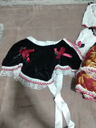 Vestito Carnevale Bambina Tarantella Tg 0