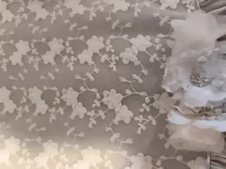 Vestido infantil floral con volantes marca miranda