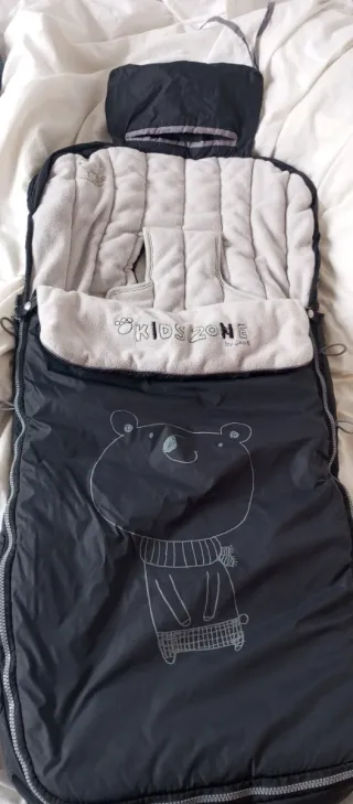 Saco para silla de bebé con osito