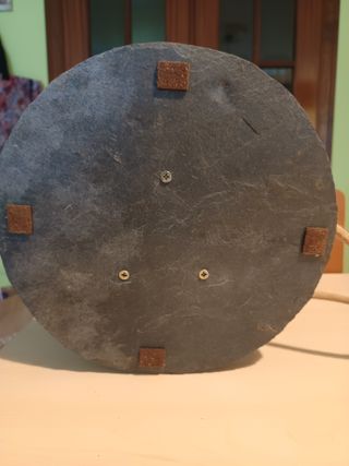 Lámpara  de bambú para salón.