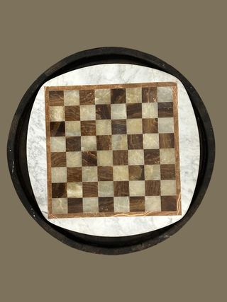 Tablero de ajedrez de mármol