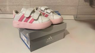Scarpe Adidas bimba – bianche e rosa – nuove