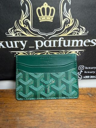 Portacarte Goyard Verde