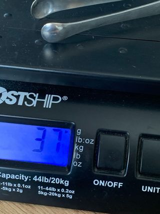 Pinza vintage metallo argentato