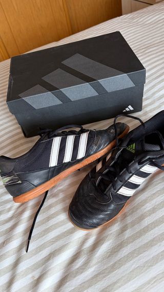 Zapatillas Adidas Fútbol Sala Talla 42 2/3 Negras