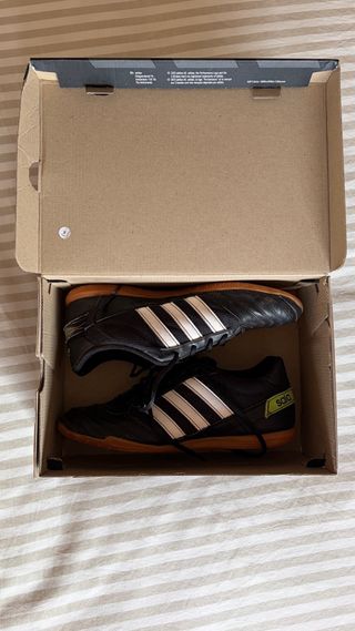 Zapatillas Adidas Fútbol Sala Talla 42 2/3 Negras