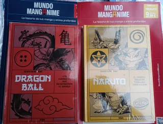 Lote 2 Mundo Manga Anime Dragon Ball y Naruto