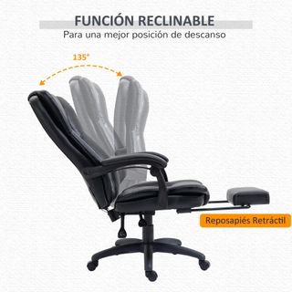 Silla Reclinable con Altura Ajustable