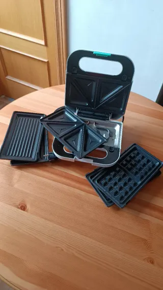 Sandwichera DCOOK 3 en 1