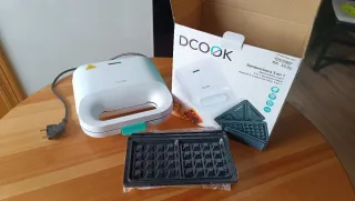 Sandwichera DCOOK 3 en 1