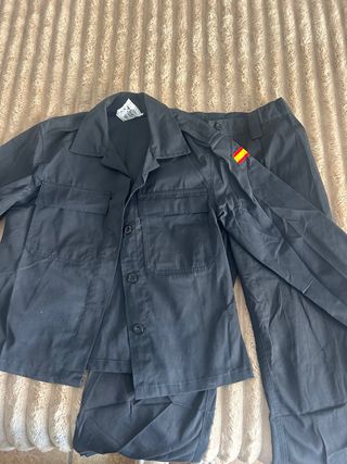 Uniforme marinera y faena negro femenino