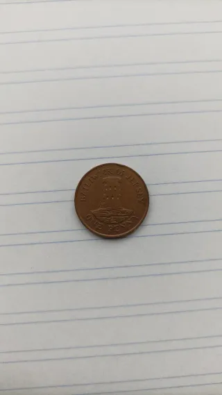 Moneda de 1 Penique de la isla de Jersey
