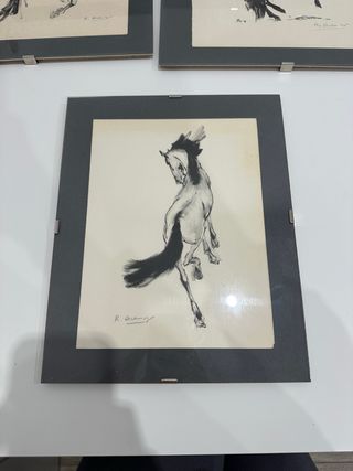 Litografía Ricard Arenys Caballo
