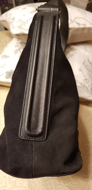 Bolso Massimo Dutti Negro Piel
