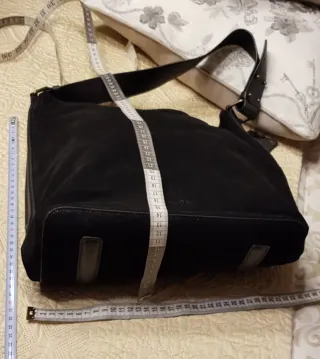 Bolso Massimo Dutti Negro Piel