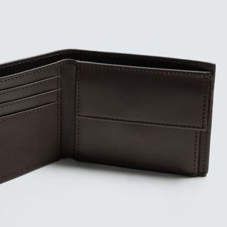 Cartera de piel tipo billetera