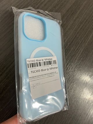 Funda iPhone 16 Pro Max Azul Turquesa SIN ABRIR