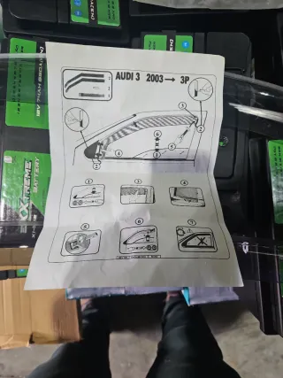 Audi A3 2003+ Deflectores de Viento