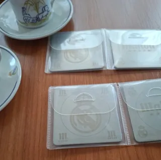 Juego de café porcelana del Real Madrid