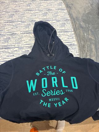 Sudadera Springfield azul con capucha