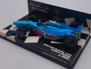 BENETTON PLAYLIFE 1998 A. WURZ 1:43 MINICHAMPS
